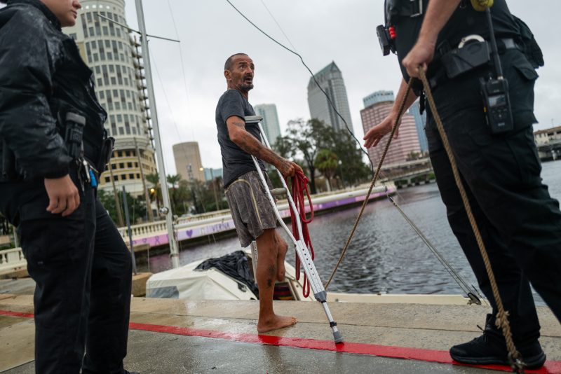 ‘I’m Fine’: Tampa’s ‘Lt. Dan’ Survives Hurricane Milton On His Boat