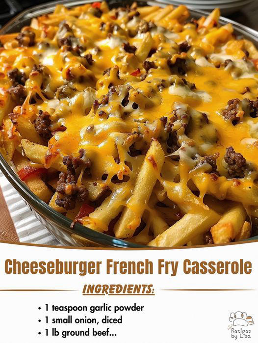 Cheeseburger French Fry Casserole Recipe Crispy Cheesy And Crowd Pleasing 9771