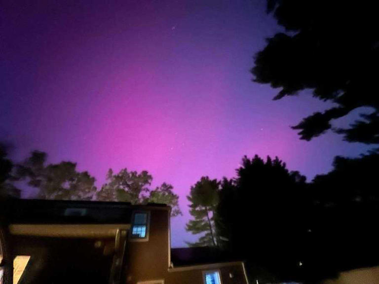 Photos show northern lights visible in NY