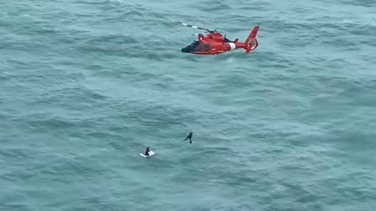 Coast Guard Rescues Man Clinging To Cooler After Hurricane Milton