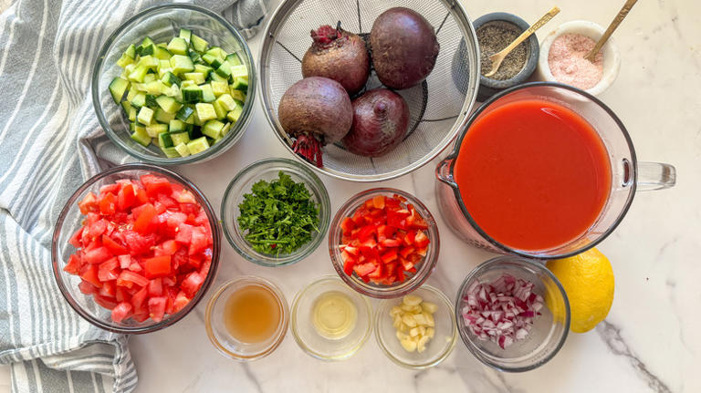 Chilled Beet And Tomato Soup Recipe