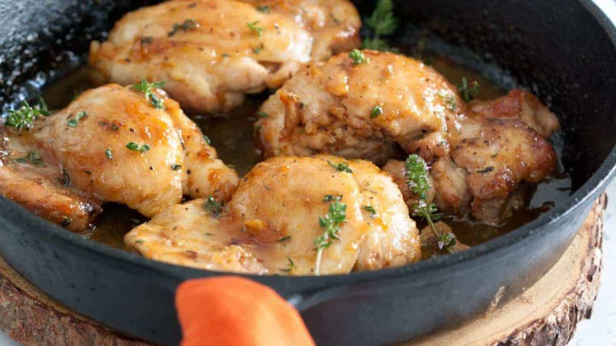 Apricot-Ginger Glazed Chicken
