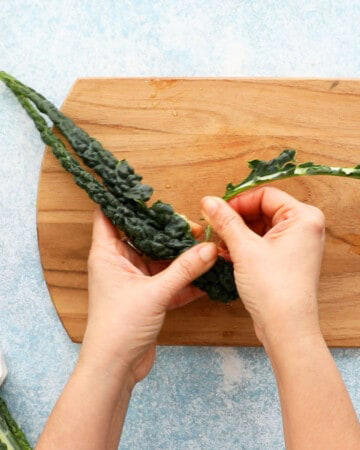 Instant Pot dal with kale