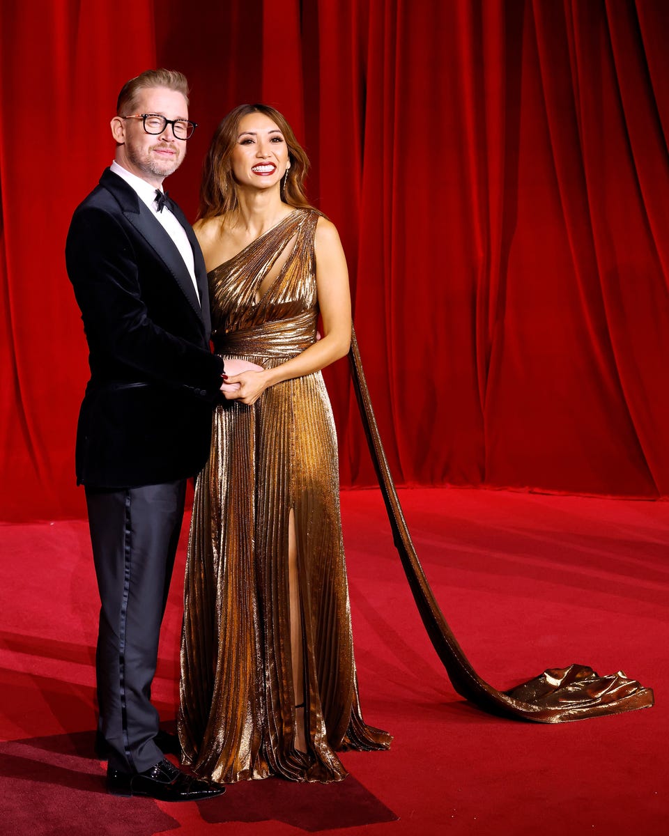 Macaulay Culkin and Brenda Song Make Rare Appearance at the Academy
