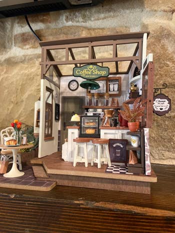 mini coffee shop model