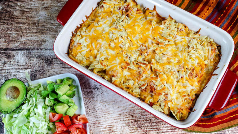 An easy meal your family will love - chicken taco stuffed pasta shells