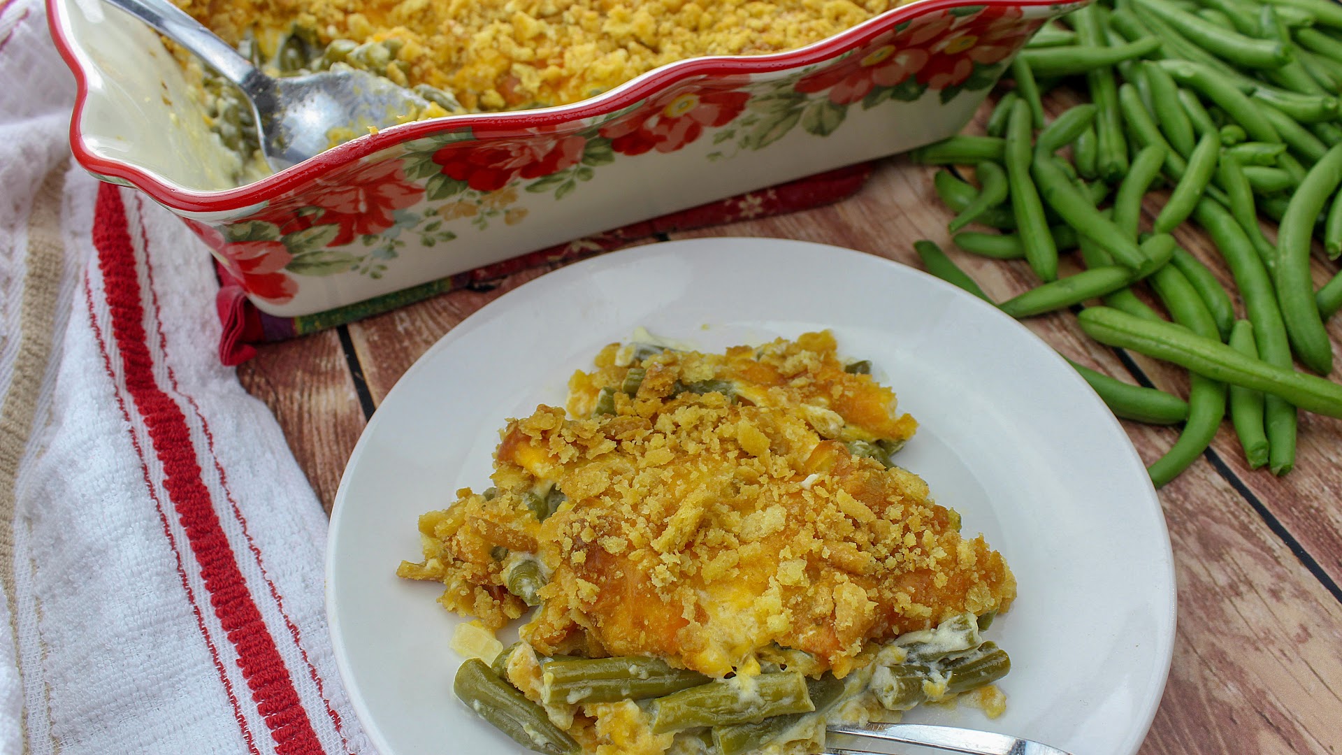 Green bean casserole is a holiday staple and this recipe really is ...