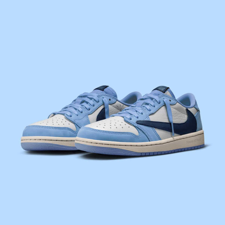 Travis Scott “UNC” Is The Most Beautiful Air Jordan 1 Low