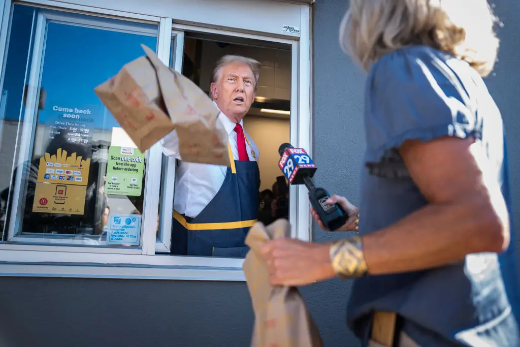 Trump's 'Silly' Cartoon In Fast Food Joint Has Critics ‘Belly Laughing ...