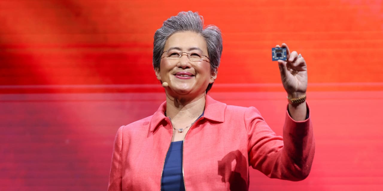 AMD’s stock stands out from other AI names. What that may say about the