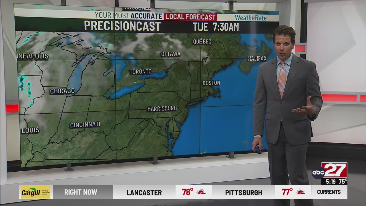 Eric's Monday Evening Forecast