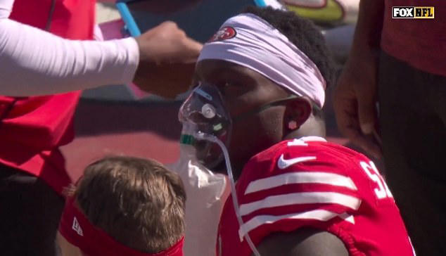 49ers star Deebo Samuel hospitalized with pneumonia and 'fluid in his