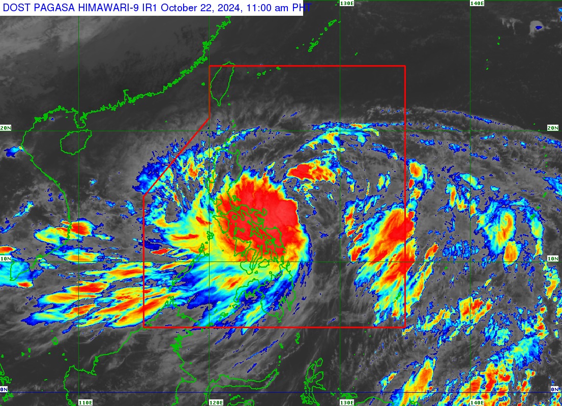 Signal No. 2 Up Over Catanduanes As TS Kristine Maintains Strength