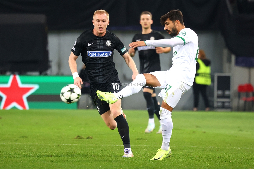SK Sturm Graz auch gegen Sporting Lissabon ohne Erfolgserlebnis