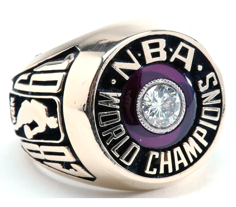Check out NBA championship rings through the years