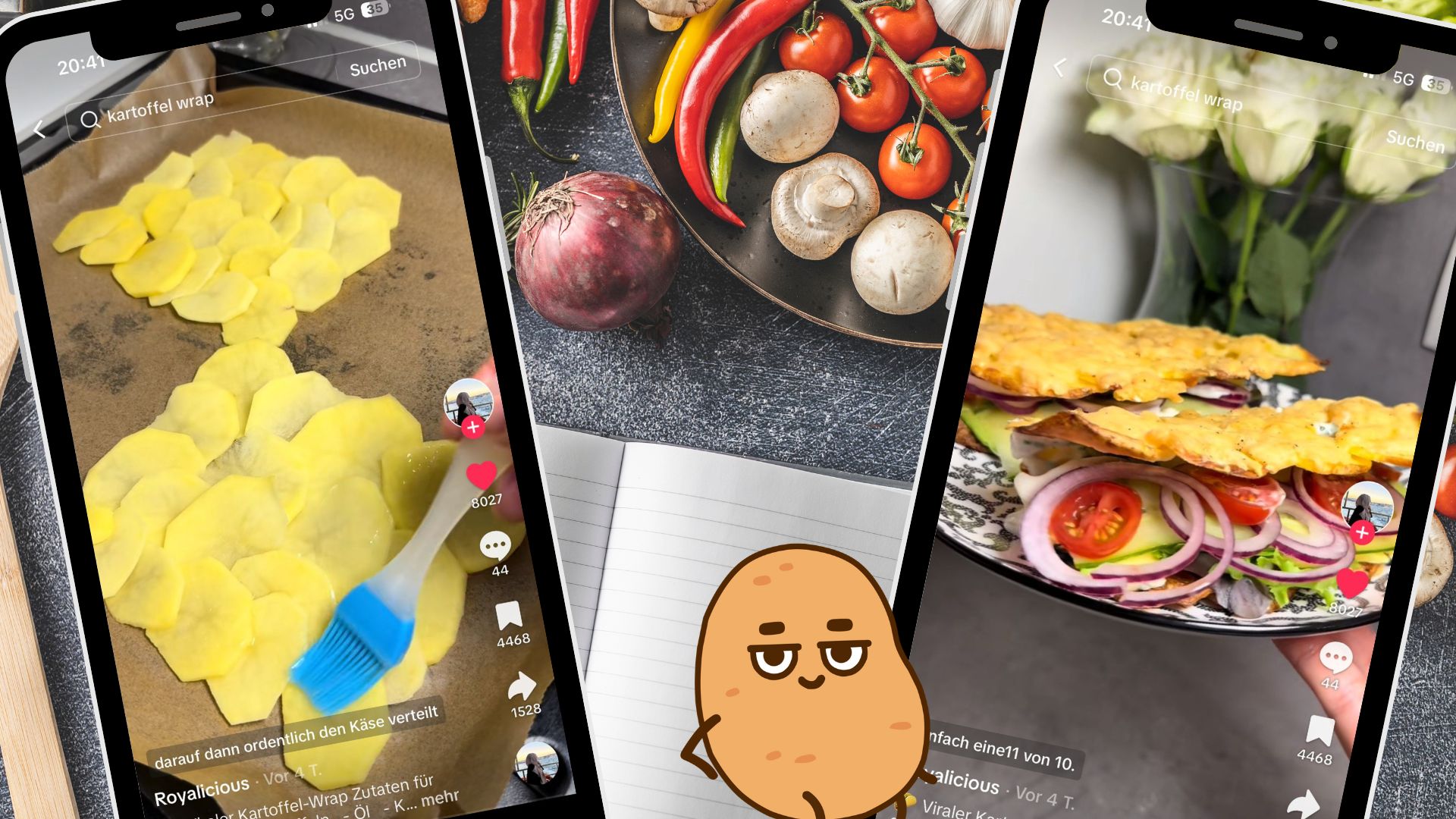 Kartoffel-Knusperei: TikTok-Wrap erobert die Küchen