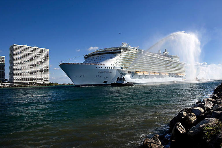Woman falls overboard from Royal Caribbean ship after leaving Florida