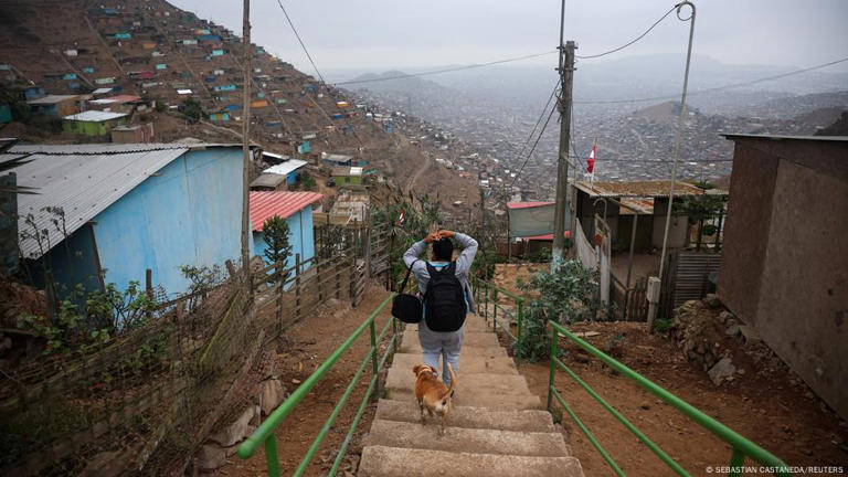 Comunidade pobre em Lima: era nos bairros pobres do Peru que Gutiérrez se sentia em casa