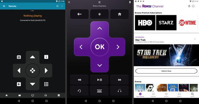 Multimedia streaming remotes for Android screens