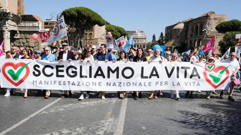 Roma, manifestazione nazionale Pro-vita