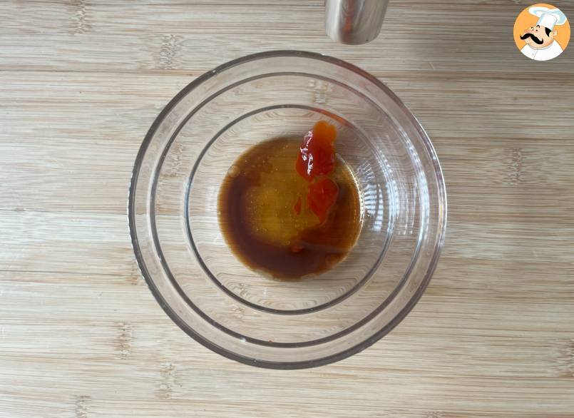 Air fryer lachshäppchen mit asiatischer marinade
