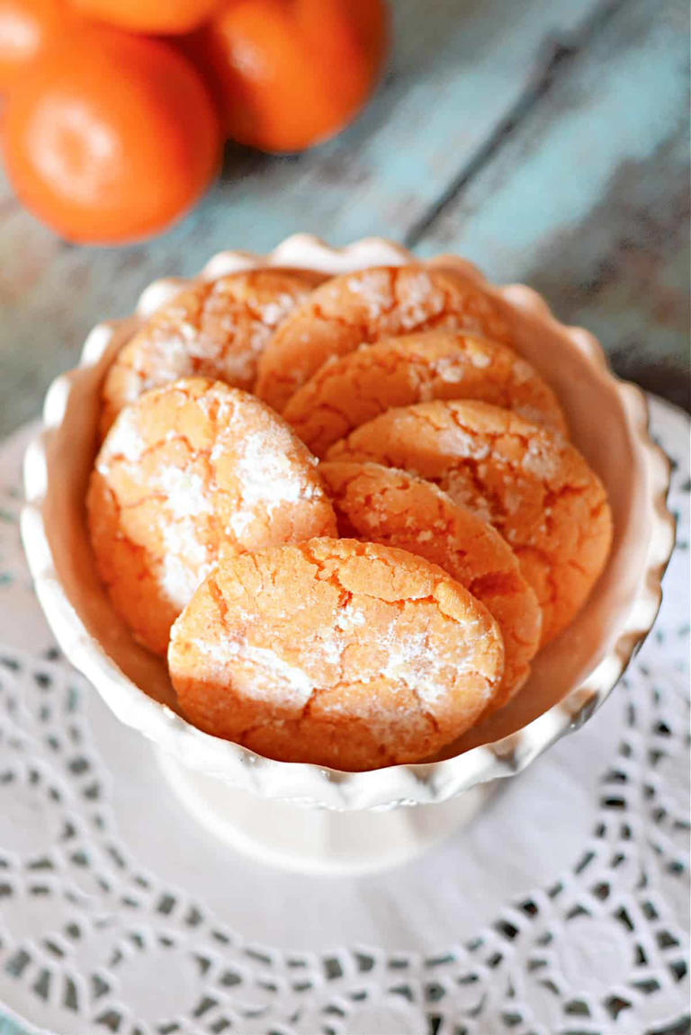 Cake Mix Orange Creamsicle Cookies Recipe