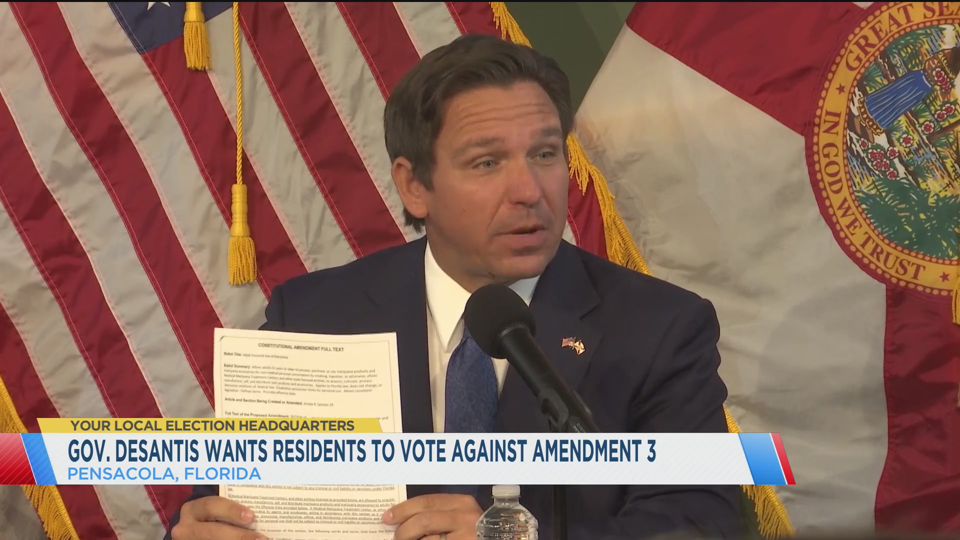 Gov. Ron DeSantis Stops In Pensacola, Joins Leaders Pushing Against ...