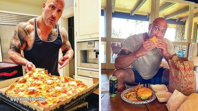 Dwayne Johnson's diet is an essential component of his physical success.