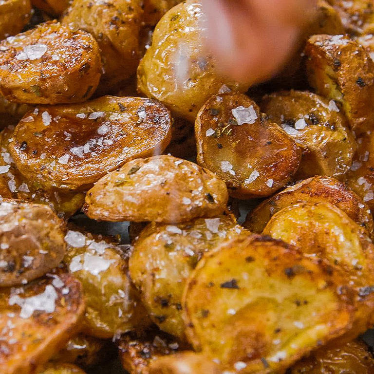 The Secret To Quick & Super Crispy Roasted Potatoes? It's All In Your