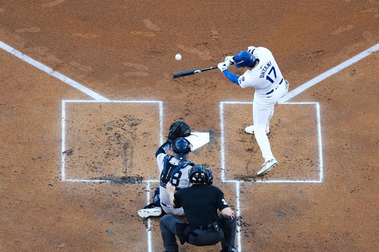 Photos Dodgers win first 2024 World Series game against Yankees with