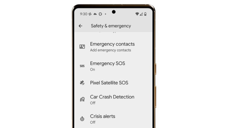 Google Pixel Satellite safety & emergency system