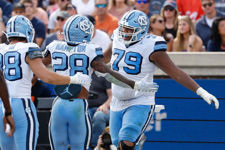 UNC dominates Virginia from opening kickoff, gets first ACC win with ...