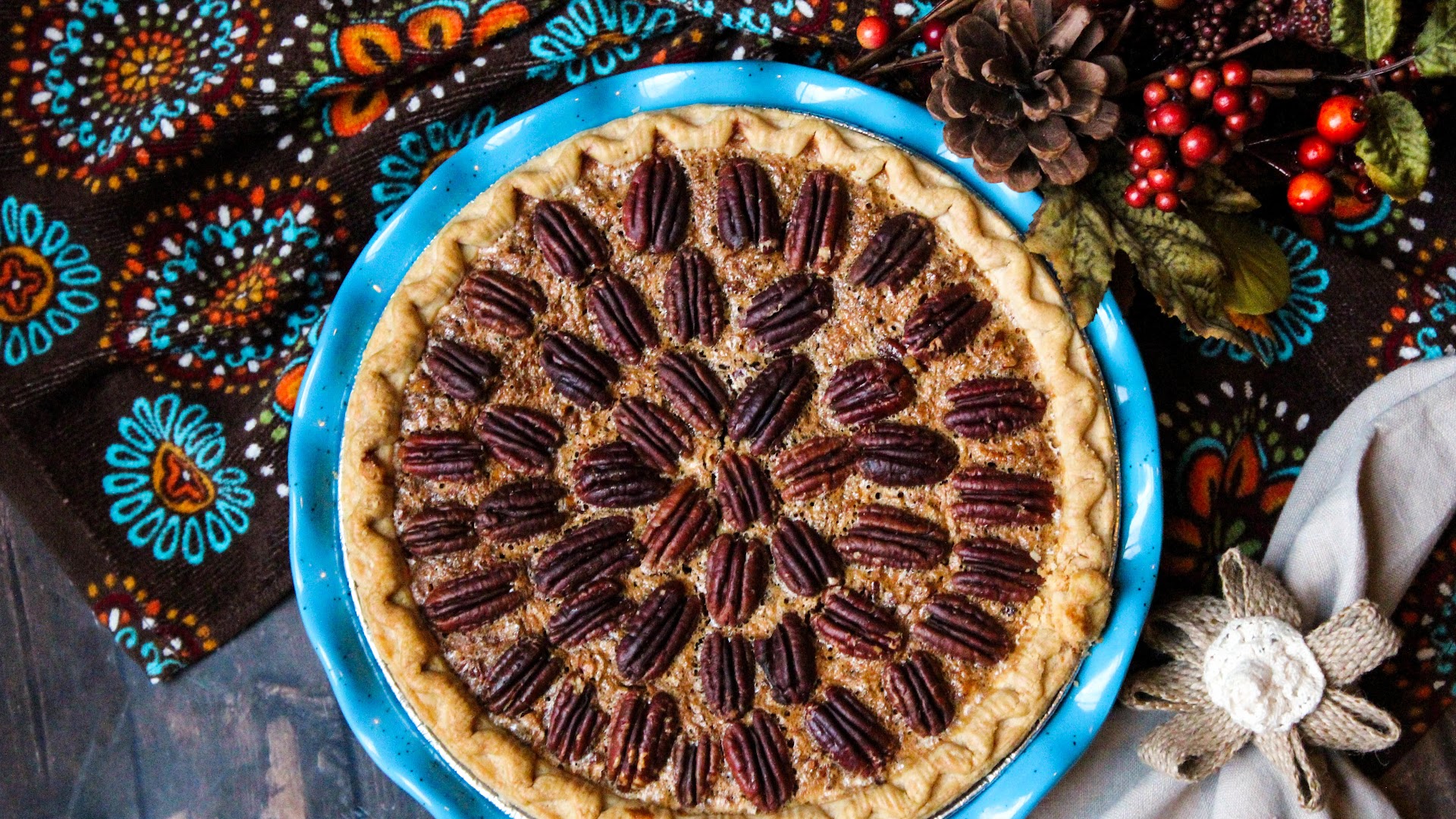 It isn't the holidays without a pecan pie on the table and this recipe ...