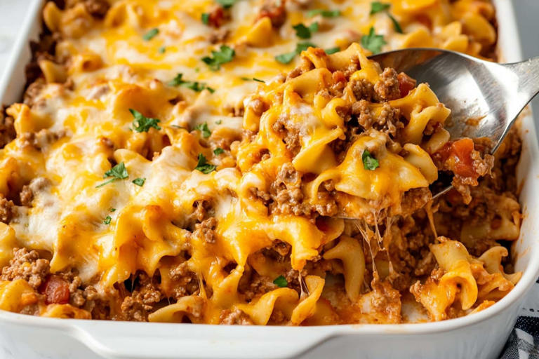 Cheesy Noodle Bake