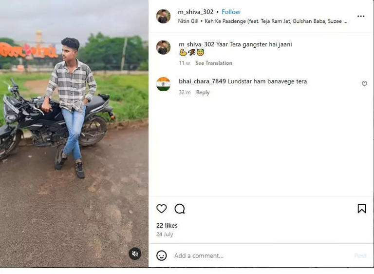 Baba Siddique murder: ‘Yaar tera gangster hai jaani’, assailant Shivkumar Gautam wrote on his insta profile 80 days ago