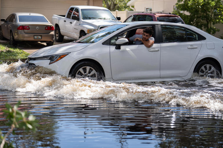 did new port richey florida get hit by hurricane milton