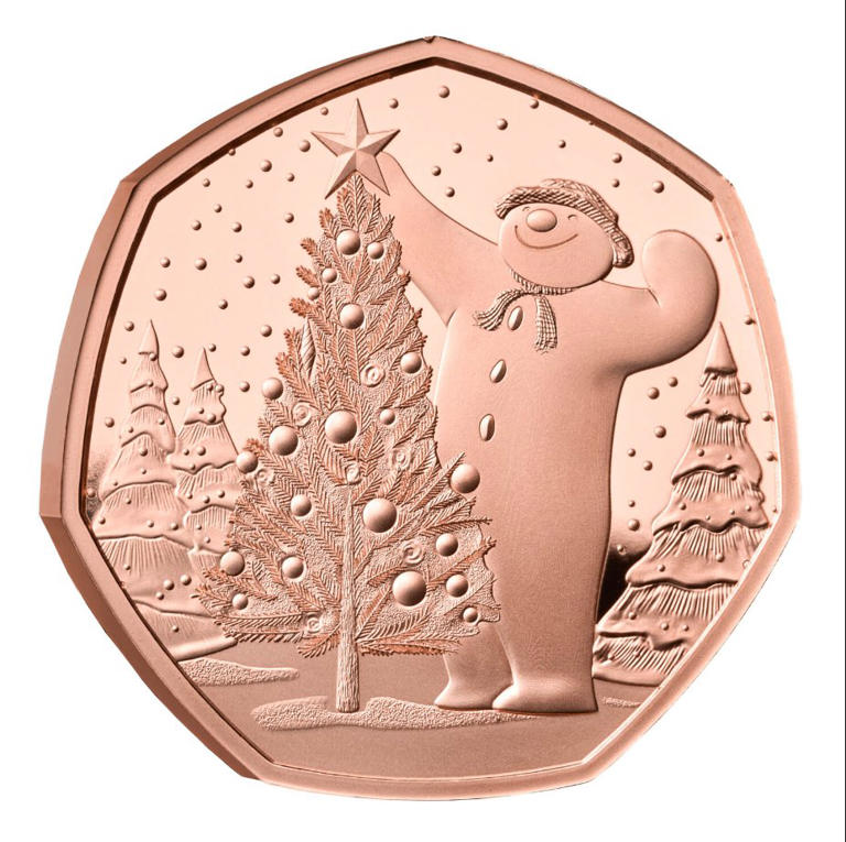 The gold version can be bought online for £1,355 Copyright: the Royal Mint