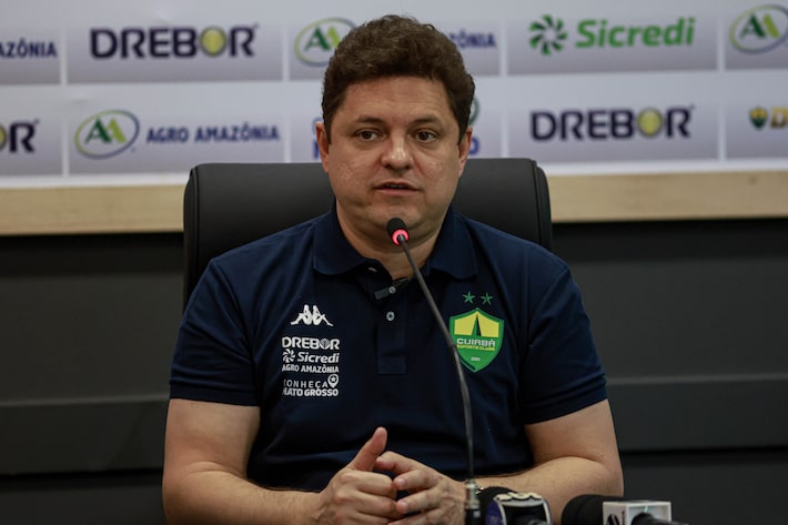 Cristiano Dresch, presidente do Cuiabá, criticou a situação financeira do Corinthians. Foto: AssCom Dourado