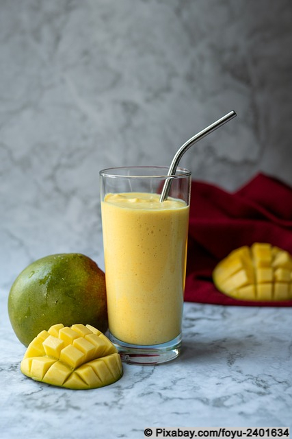 Erfrischender Mango-Shake für Sommertage