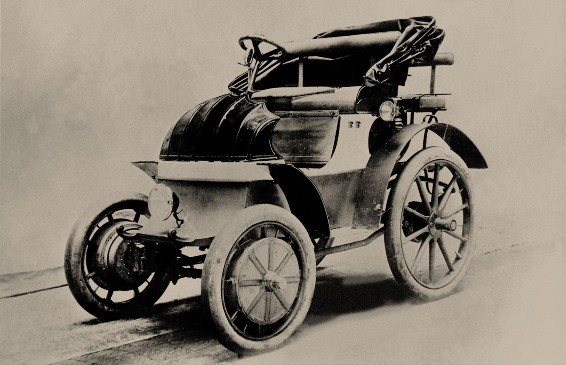 El coche eléctrico Lohner-Porsche