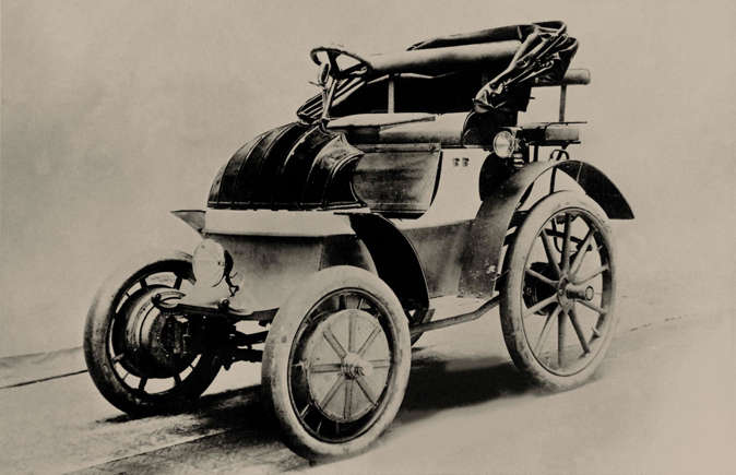El coche eléctrico Lohner-Porsche