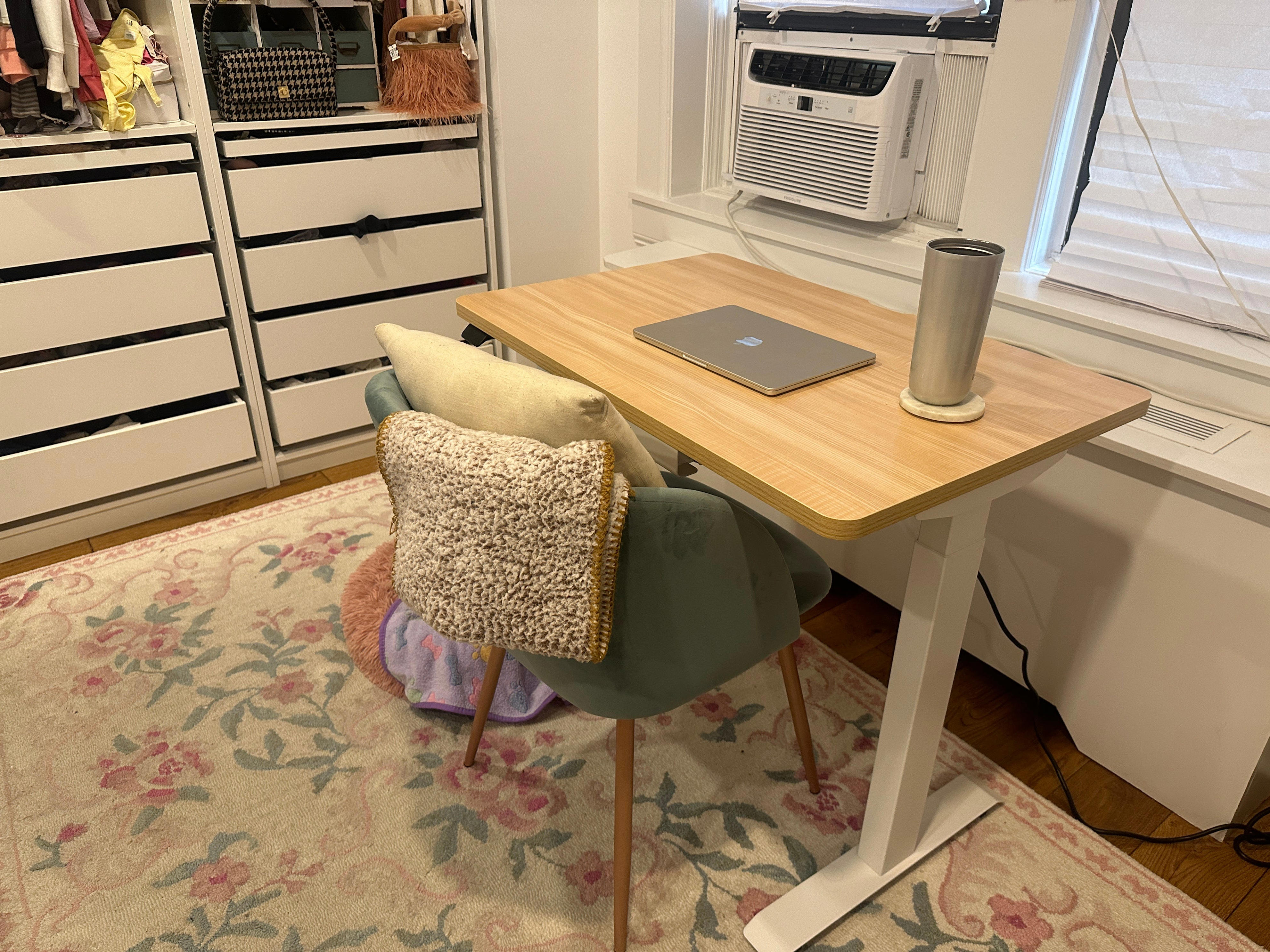 a view of the branch duo desk at an angle