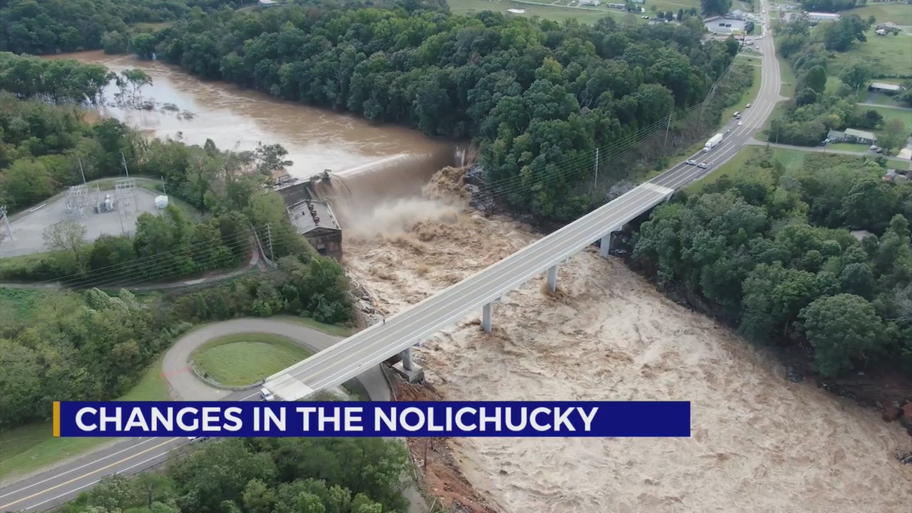 Nolichucky River Changes After Flooding From Hurricane Helene