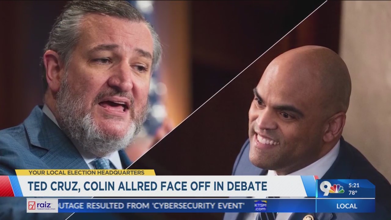 Cruz, Allred Face Off In Heated Debate In Dallas