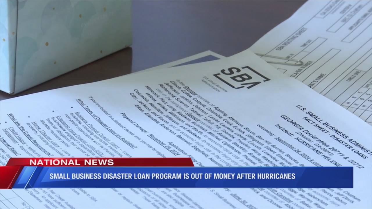 Small Business Disaster Loan Program Out Of Money After Hurricanes