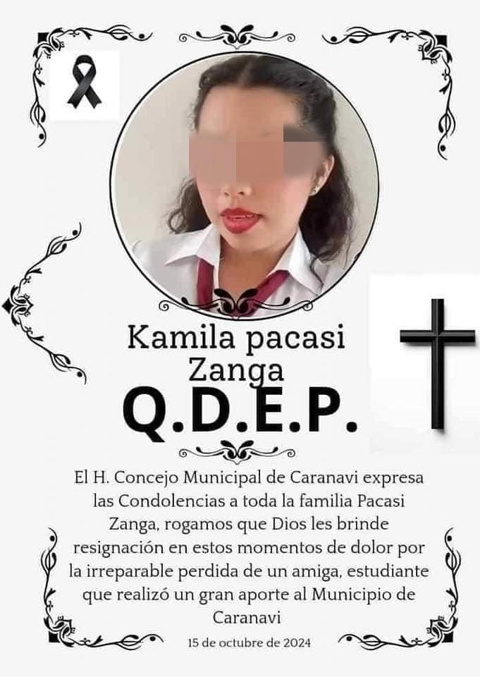 "Me la mataron sin piedad": Madre de Kamila, estudiante asesinada en su aula enfrente de sus compañeros