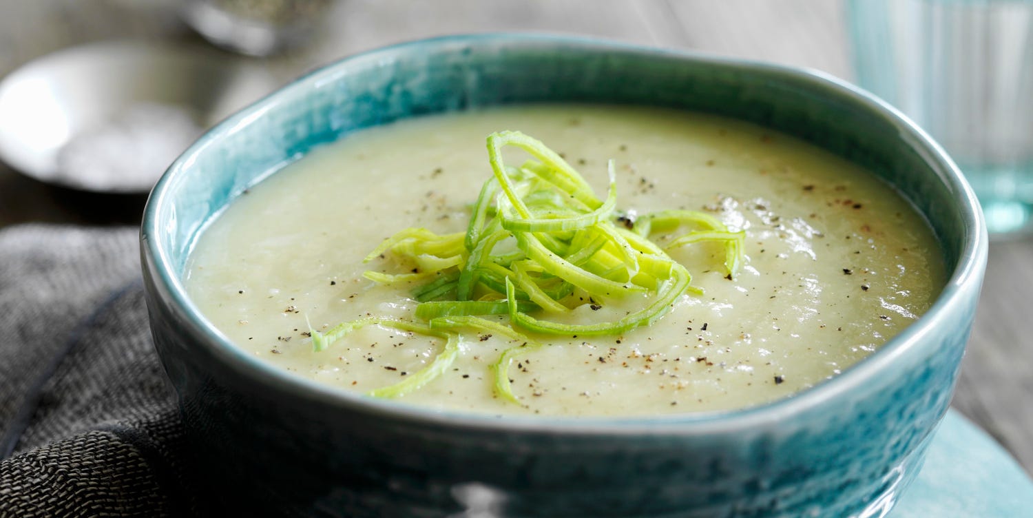 Leek and potato soup recipe