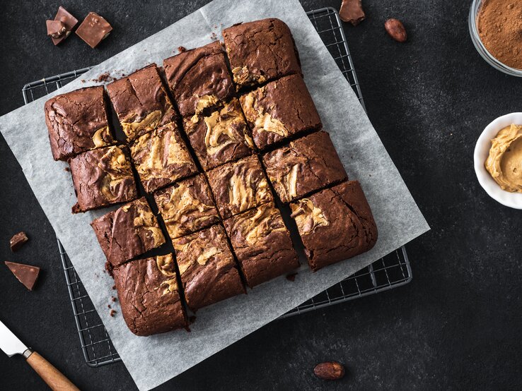 Erdnussbutter-Schoko-Brownies: Neues Lieblingsrezept!