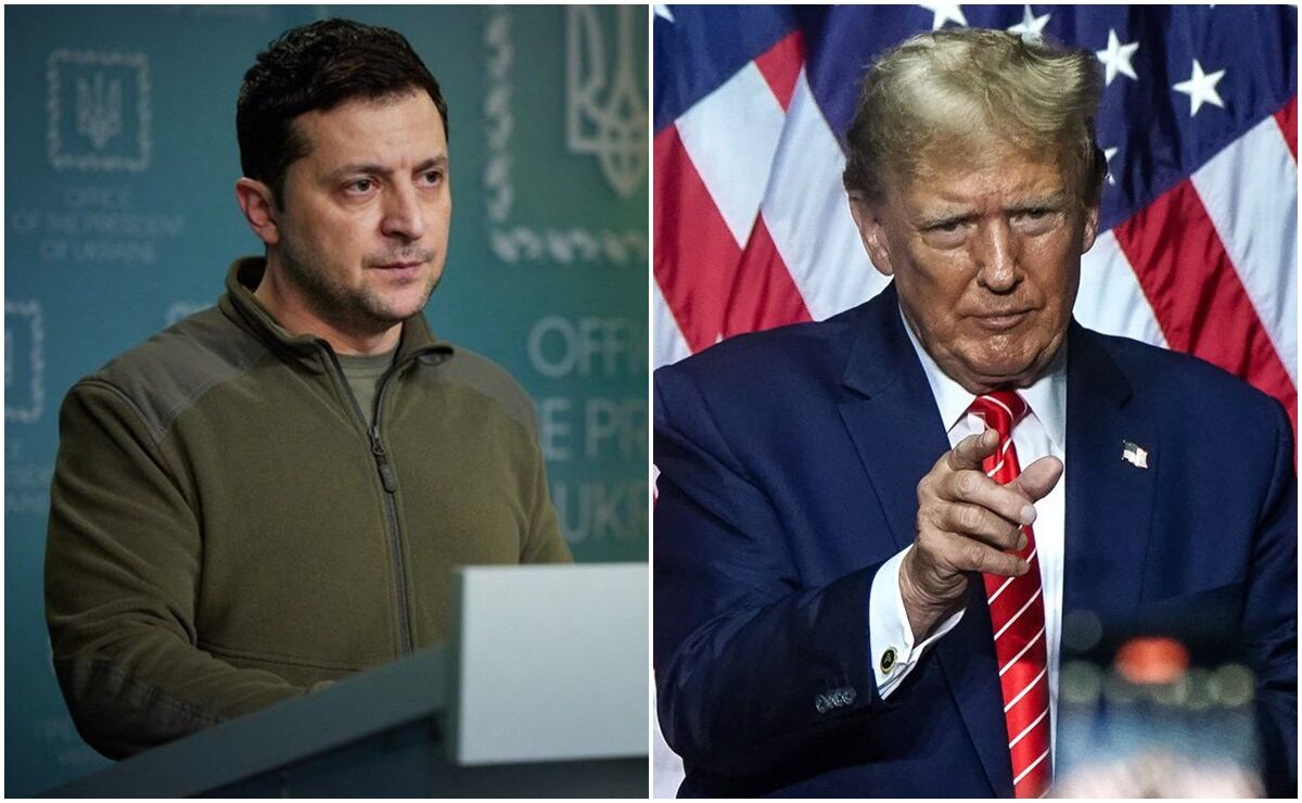 Zelensky refutó las cifras sobre el monto de la ayuda a EU que ha mencionado el presidente Trump. Fotos: AFP