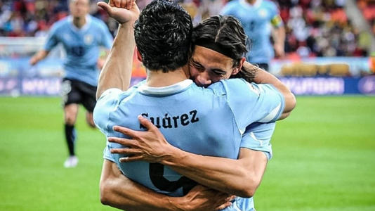 Suárez y Cavani cruzaron mensajes en las redes, ¿qué se dijeron?